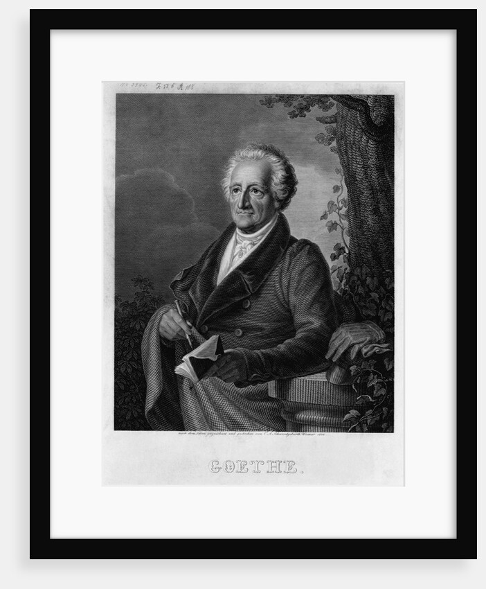 Goethe Engraving by Anonymous