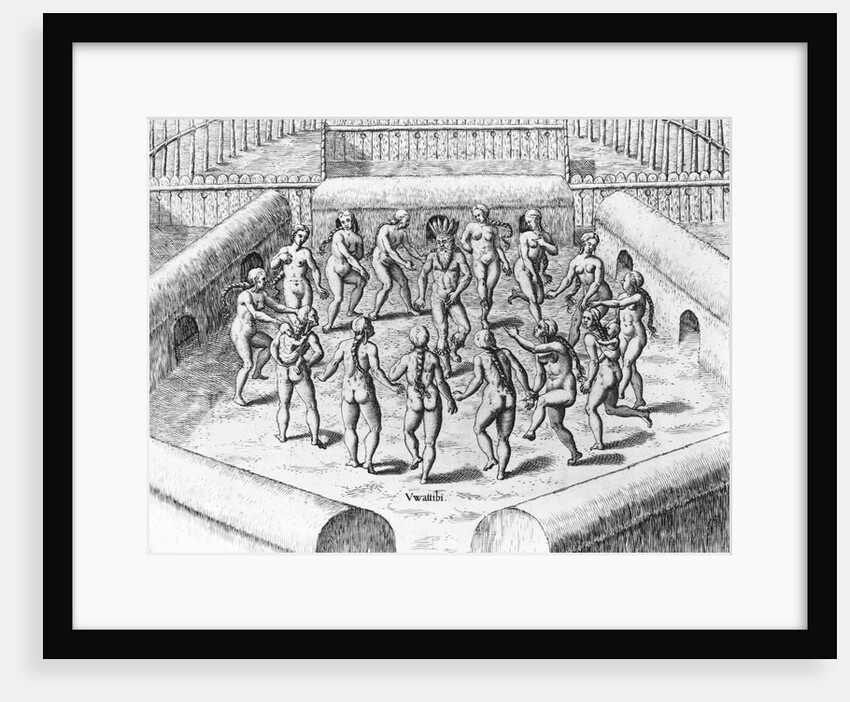 How They Danced with Me Before Their Idols by Theodor de Bry