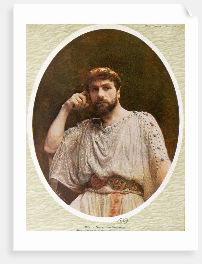 Albert Lambert as Nero in Jean Racine's Britannicus by Anonymous