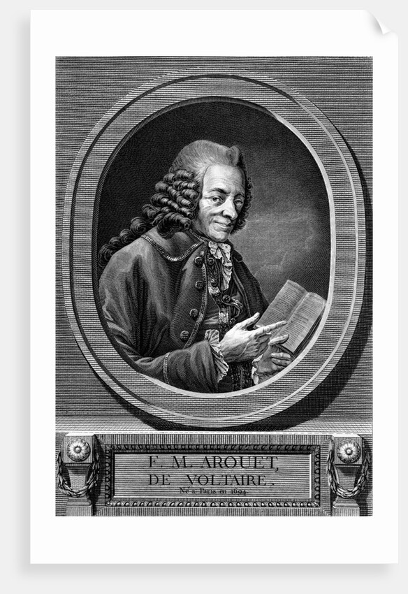 F.M. Arouet, de Voltaire by Benoit-Louis Henriquez