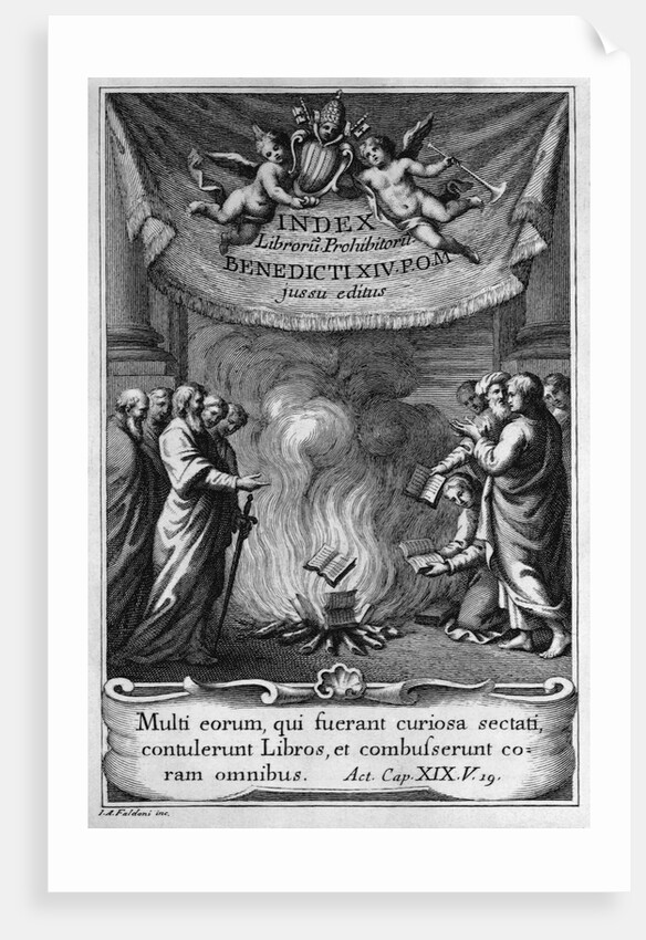 Index. Librorii. Prohibitorii.Benediciti XIV. P.O.M. jussu editus. by Anonymous