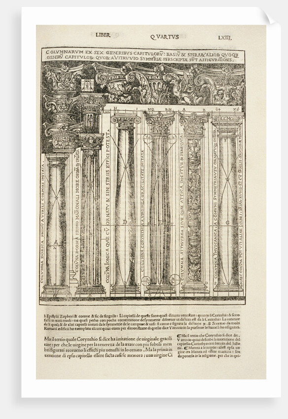 Rosenwald Vitruvius De architectura libri deci, Como, 1521 by Anonymous