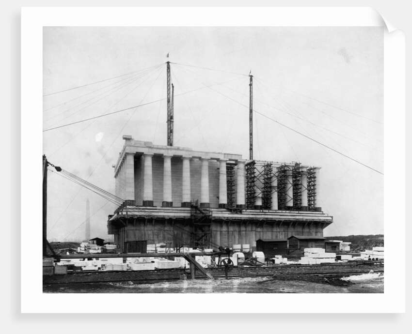 Construction of the Lincoln Memorial by Anonymous