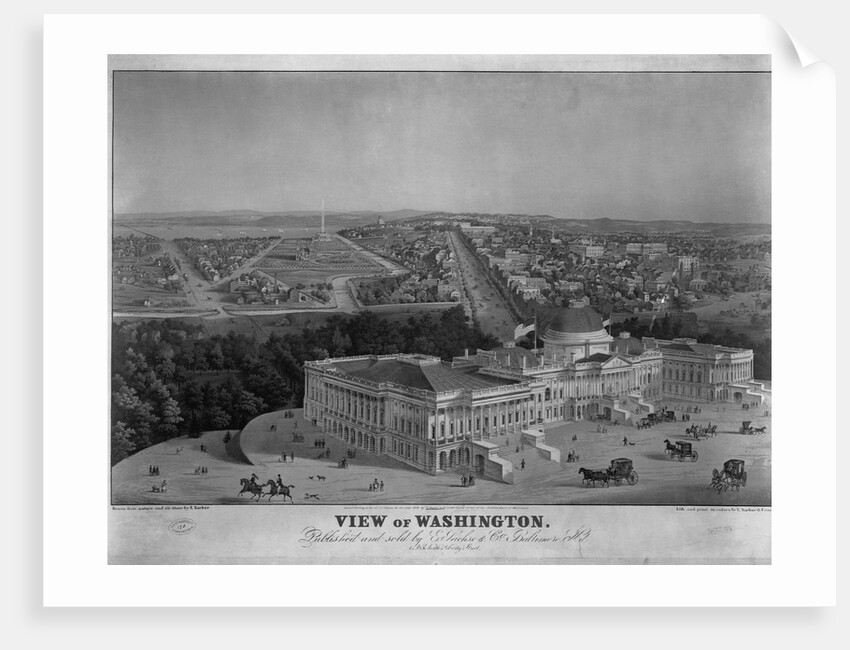 View of Washington by E. Sachse