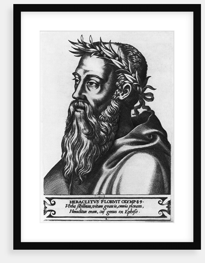 Print of "HERACLITUS FLORVIT OLYMP" by Anonymous