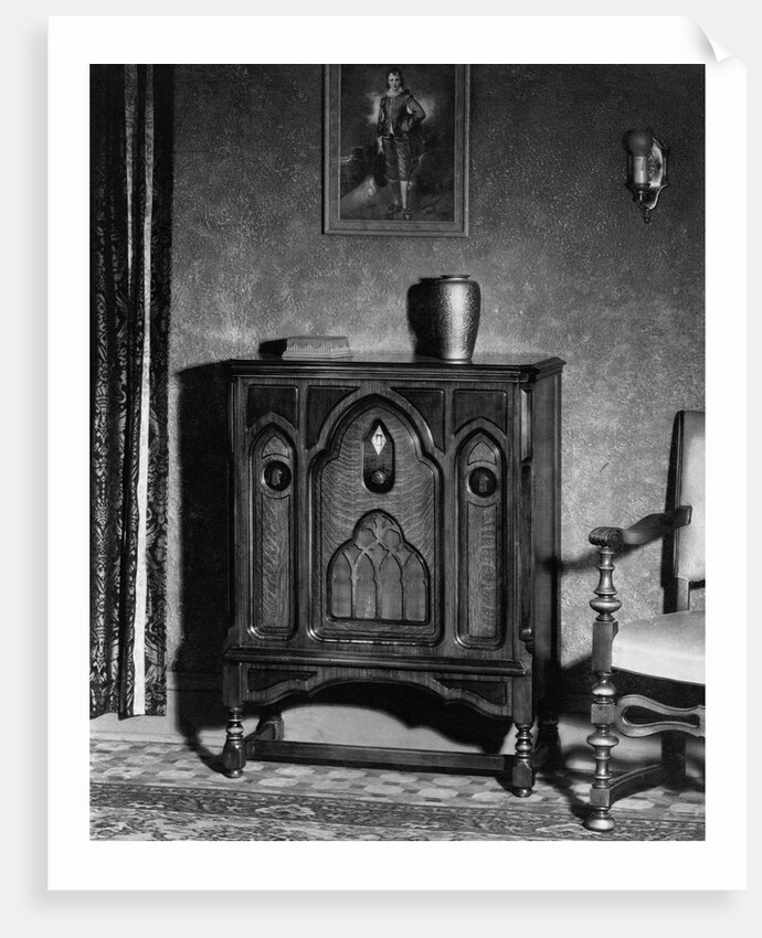 Stand Radio in Living Room by Anonymous