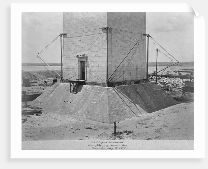 Strengthening the Foundation of Washington Monument by Anonymous