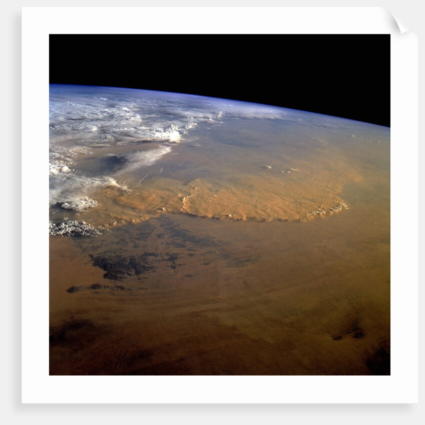 Dust Storm Over the Sahara by Anonymous