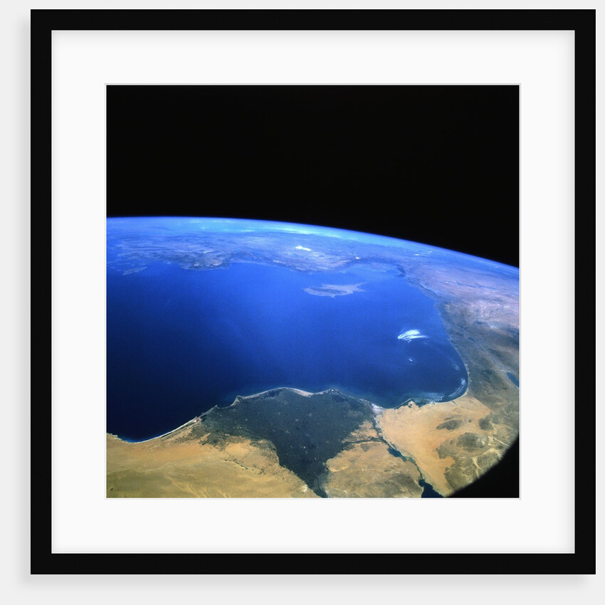 Eastern Mediterranean Sea from Space by Anonymous