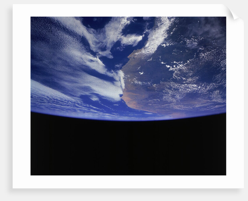 Earth from Space Shuttle by Anonymous