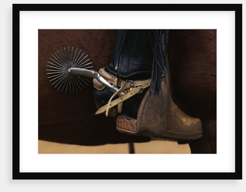 Chilean Cowboy with Elaborate Spurs by Anonymous
