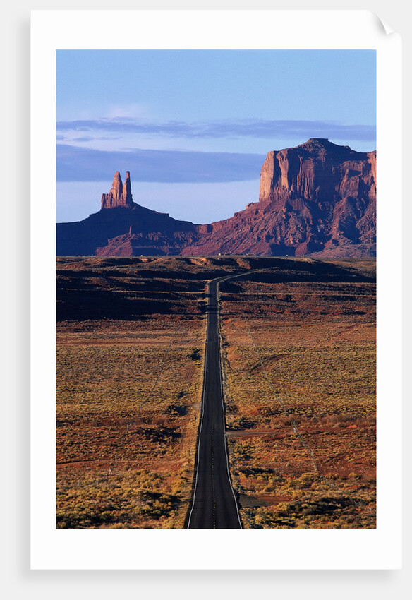 Road Through Monument Valley Navajo Tribal Park by Anonymous