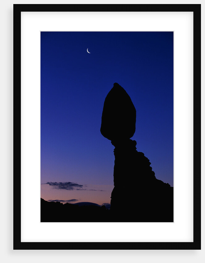Silhouette of Balanced Rock at Sunrise by Anonymous