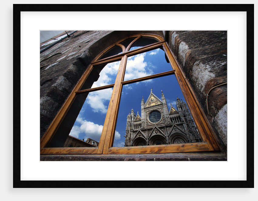 Reflection of a Cathedral in a Window by Anonymous