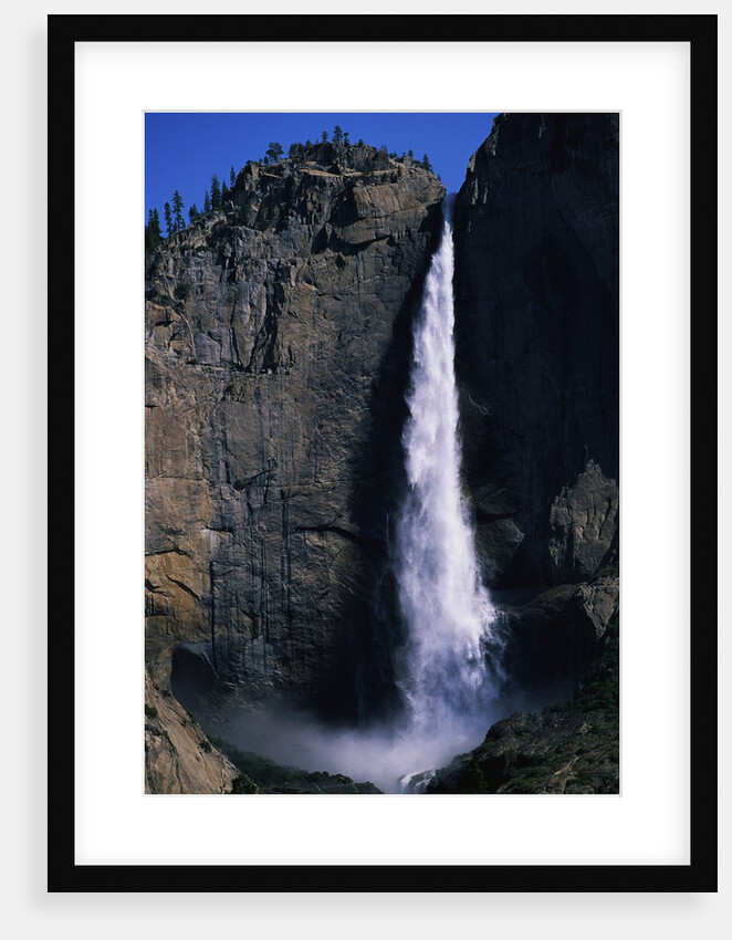 Upper Yosemite Falls During Spring Thaw by Anonymous