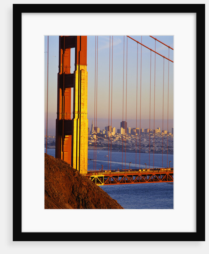 Golden Gate Bridge and San Francisco Skyline by Anonymous