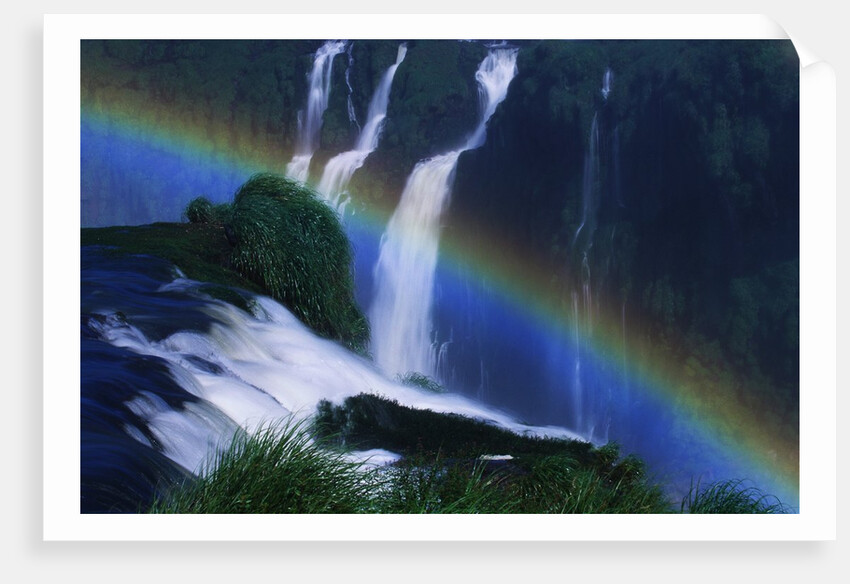 Rainbow Over Iguazu Falls by Anonymous
