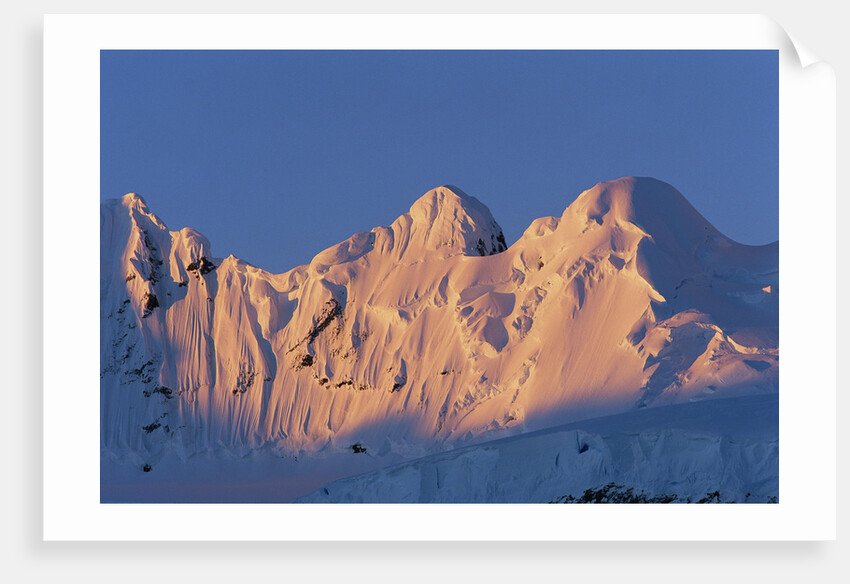 Sun Setting on Fief Mountains by Anonymous