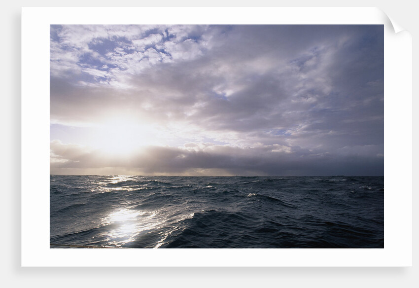 Sun Breaking Through Clouds by Anonymous