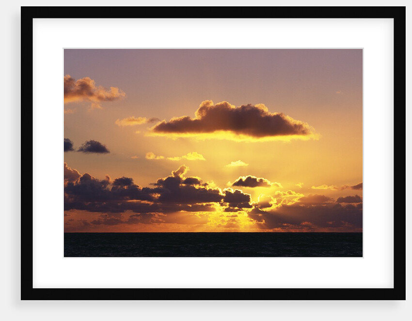 Sunset over the Pacific Ocean by Anonymous