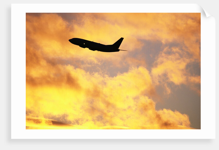 Jet Taking Off from SeaTac International Airport by Anonymous