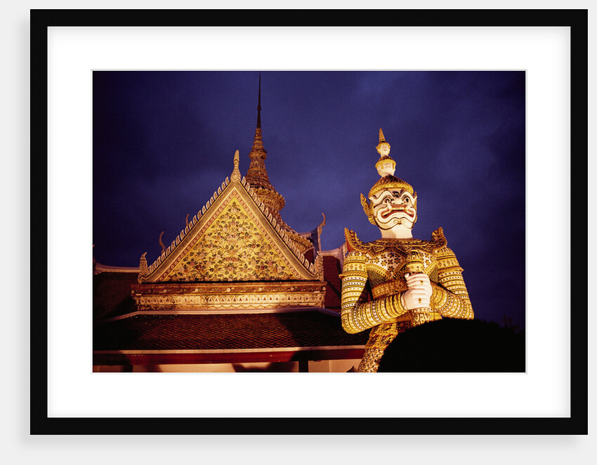 Statue Outside of Buddhist Temple by Anonymous