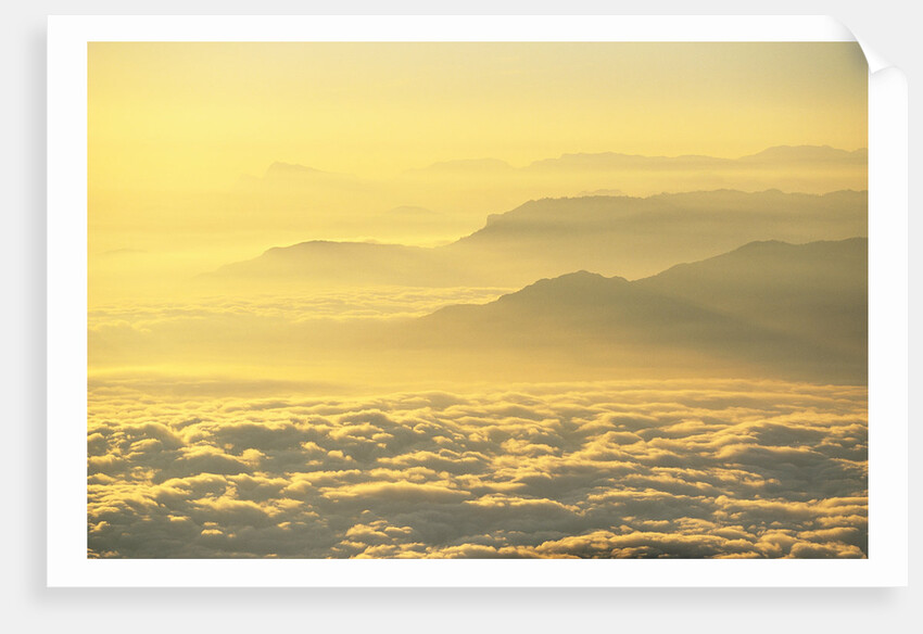 Low Clouds Surrounding Annapurna Himal Foothills by Anonymous