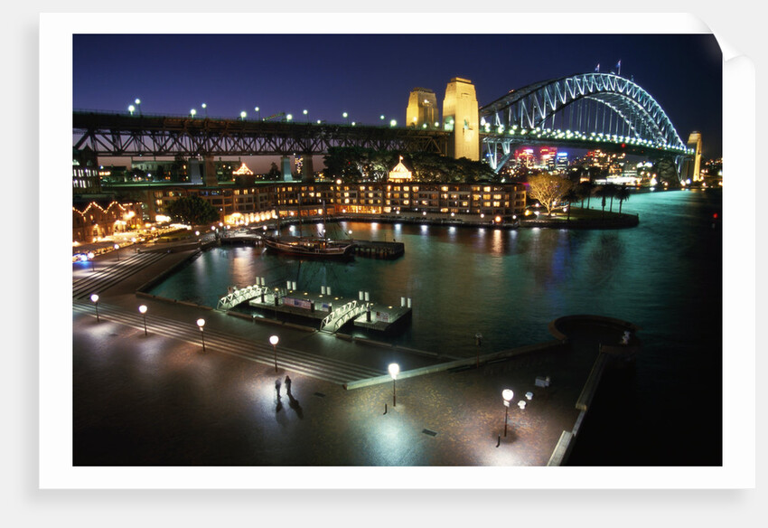 Campbells Cove and Sydney Harbour Bridge by Anonymous