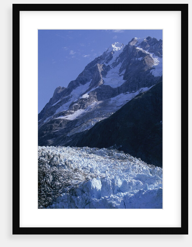 Mount Orville Above Johns Hopkins Glacier in Alaska by Anonymous