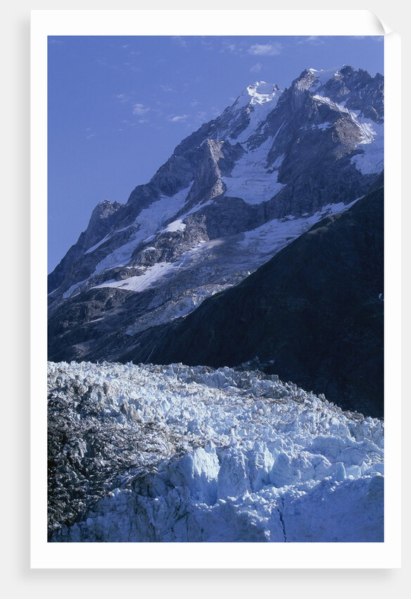 Mount Orville Above Johns Hopkins Glacier in Alaska by Anonymous