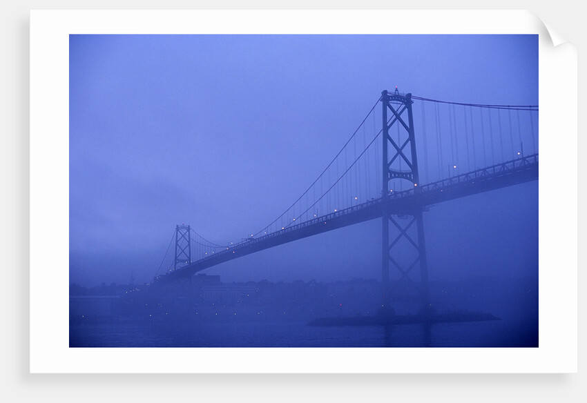 Angus McDonald Bridge in Nova Scotia by Anonymous