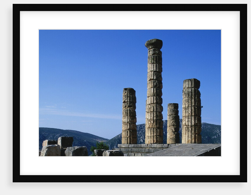 Doric Columns of the Temple of Apollo in Delphi by Anonymous