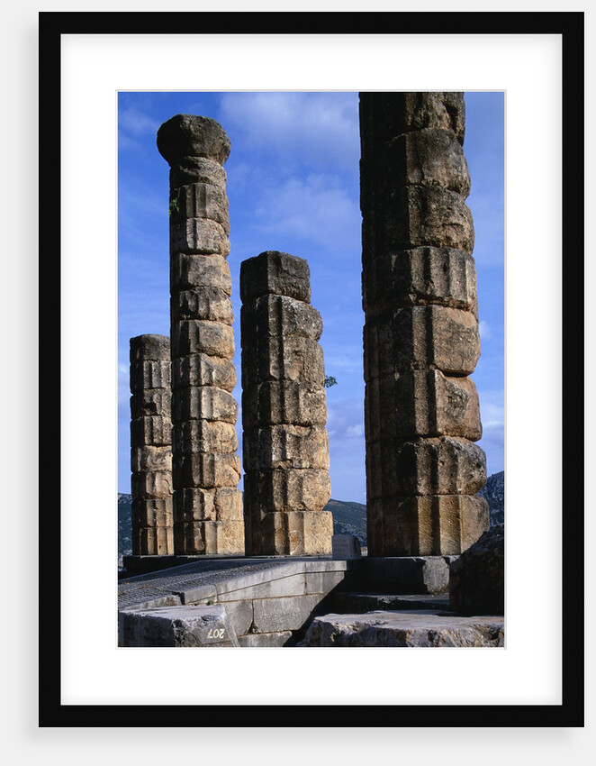 Doric Columns of the Temple of Apollo in Delphi by Anonymous