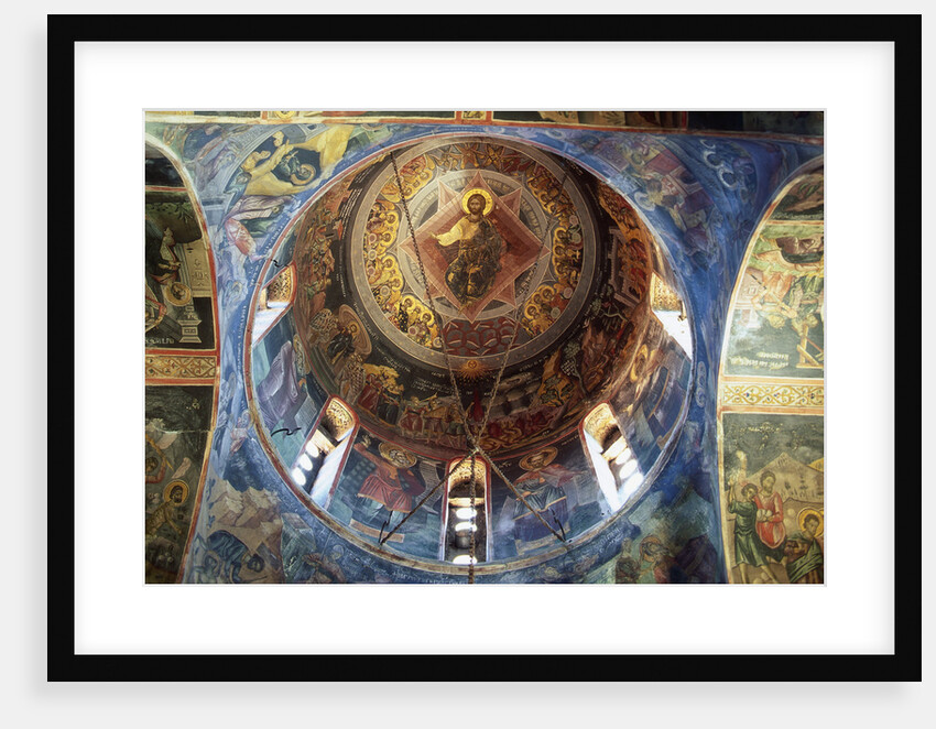 Fresco of Jesus Christ as Pantocrator in the Monastery of Varlaam, Greece by Anonymous
