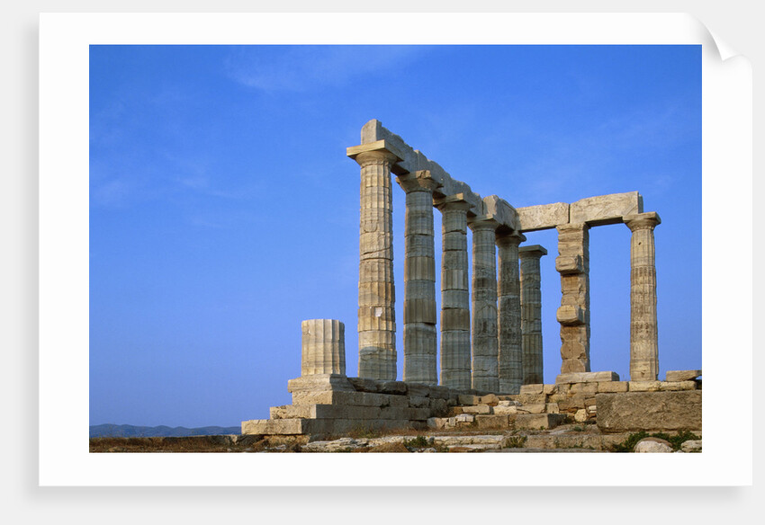 Temple of Poseidon in Greece by Anonymous