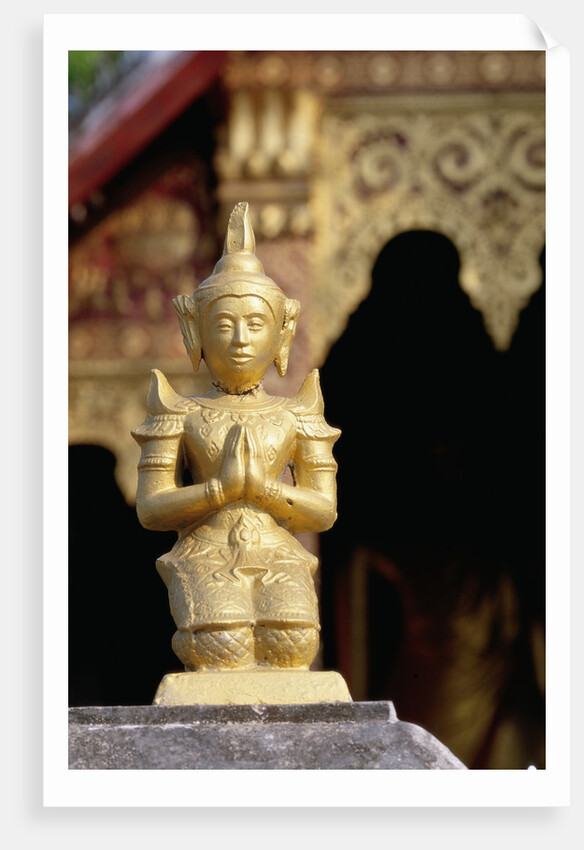 Golden Buddhist Statue by Anonymous