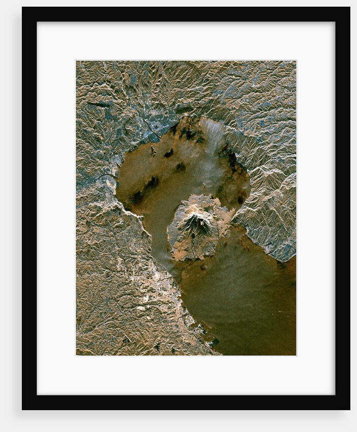 Orbital Radar View of Sakurajima Volcano by Anonymous