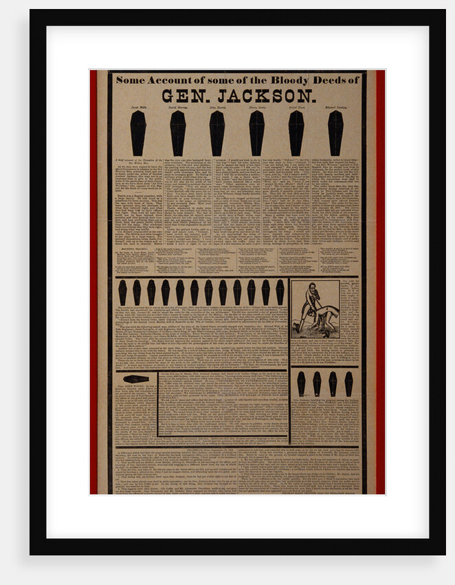 Anti-Jackson 1828 Presidential Election Broadside by Anonymous