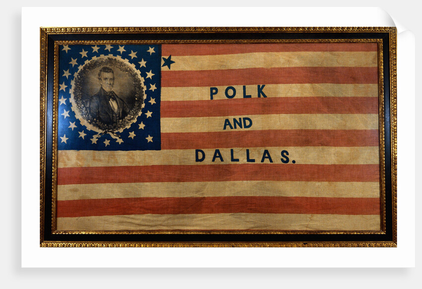 Cotton Flag Banner by Anonymous