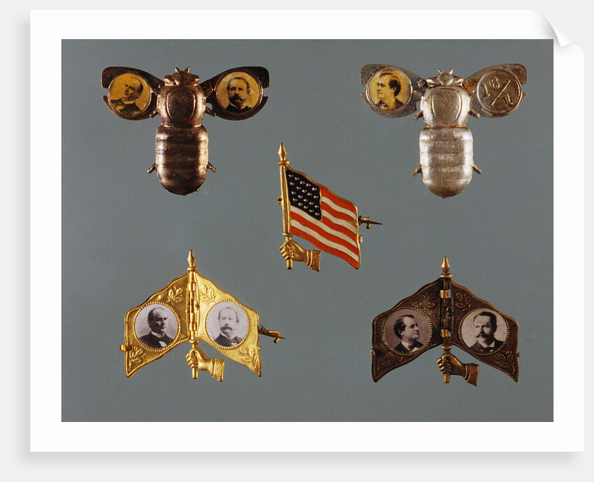 Mechanical Campaign Badges by Anonymous