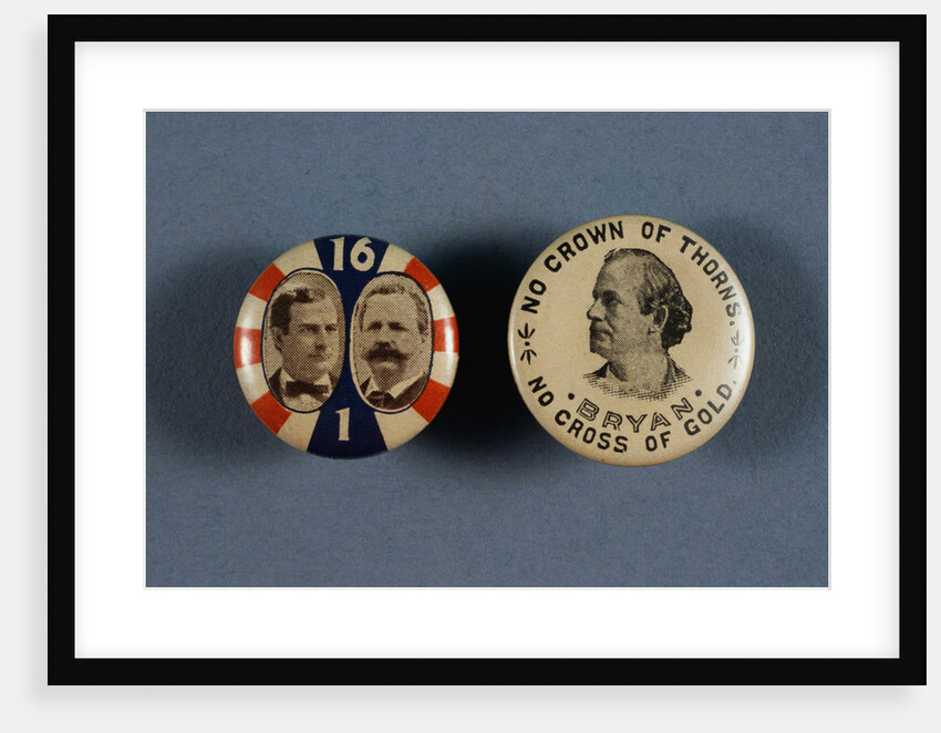 Bryan Campaign Buttons by Anonymous
