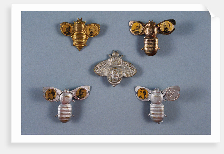 Mechanical Campaign Badges by Anonymous