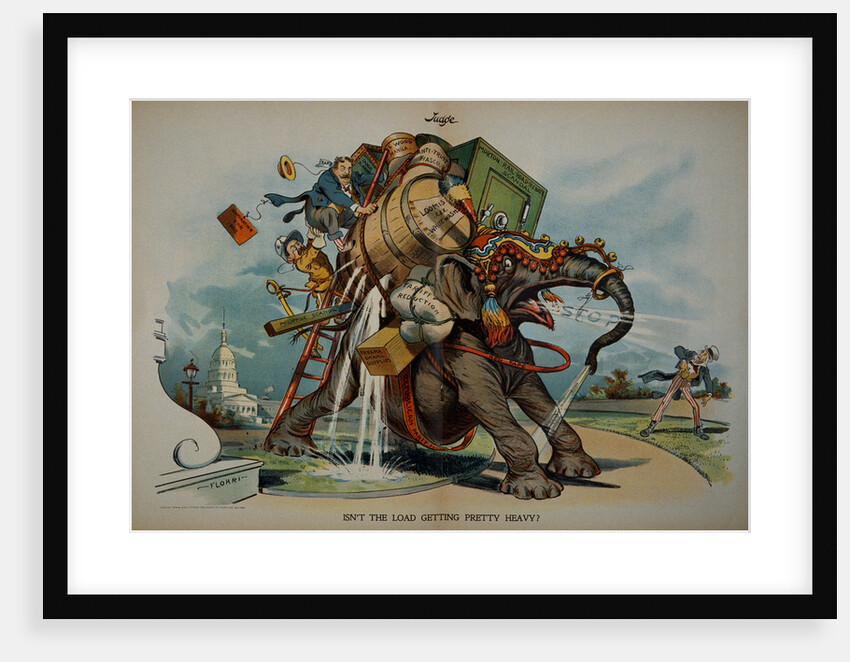 Roosevelt and Taft Cartoon by Anonymous