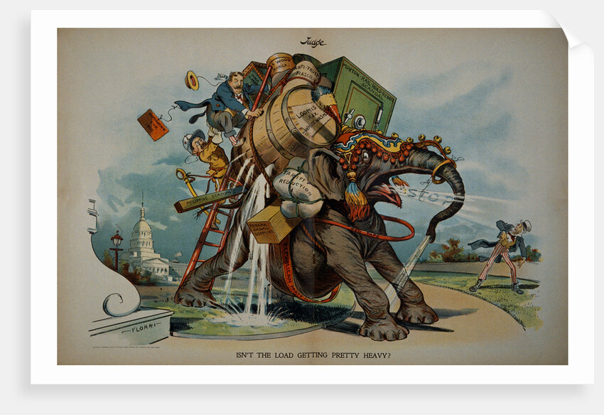 Roosevelt and Taft Cartoon by Anonymous