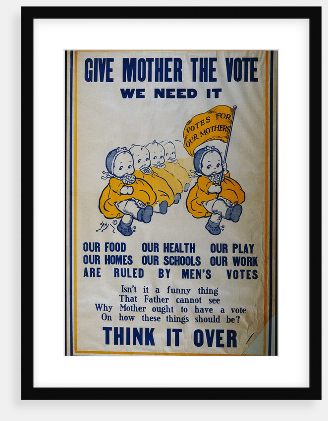 Women's Suffrage Poster by Anonymous