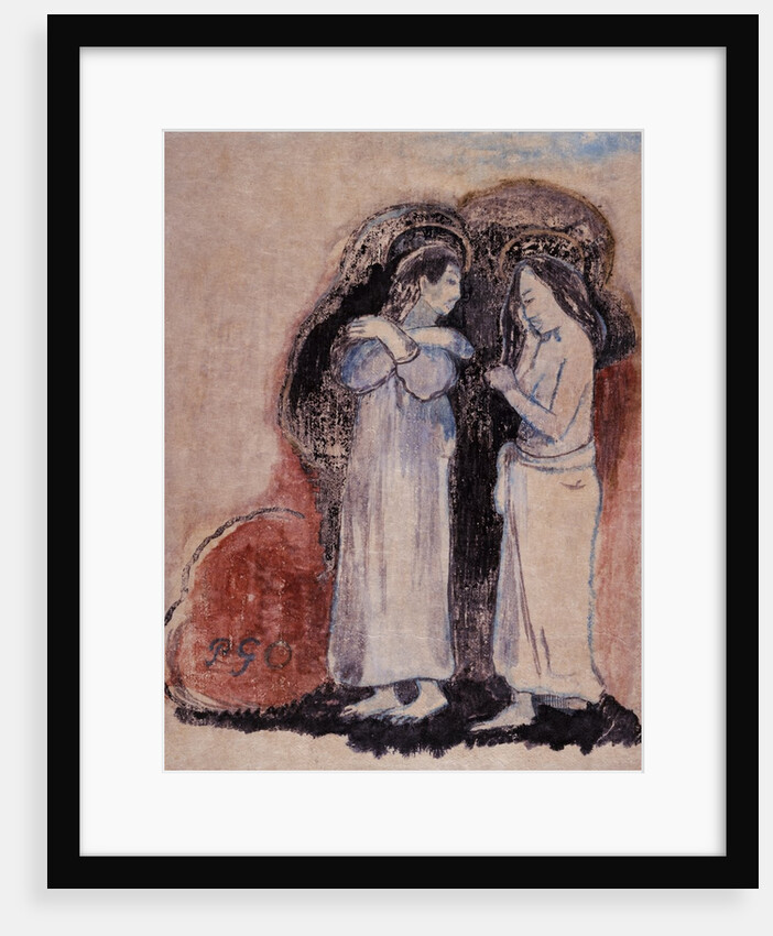 Two Standing Tahitian Women by Paul Gauguin