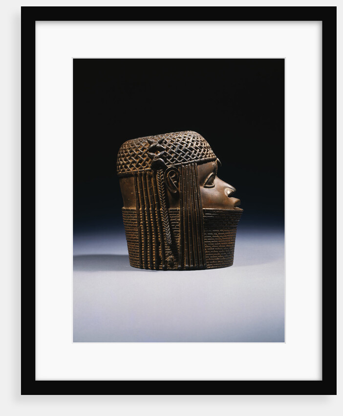 Benin, Early Middle Period Bronze Head, Uhunmwun-Elao by Anonymous