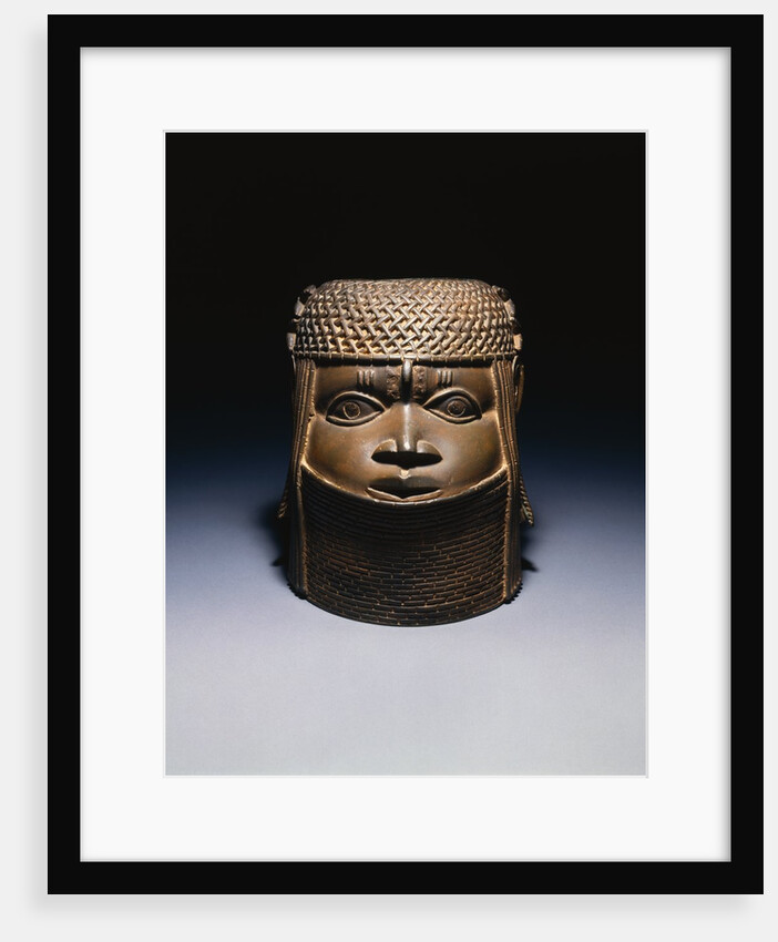 Benin, Early Middle Period Bronze Head, Uhunmwun-Elao by Anonymous