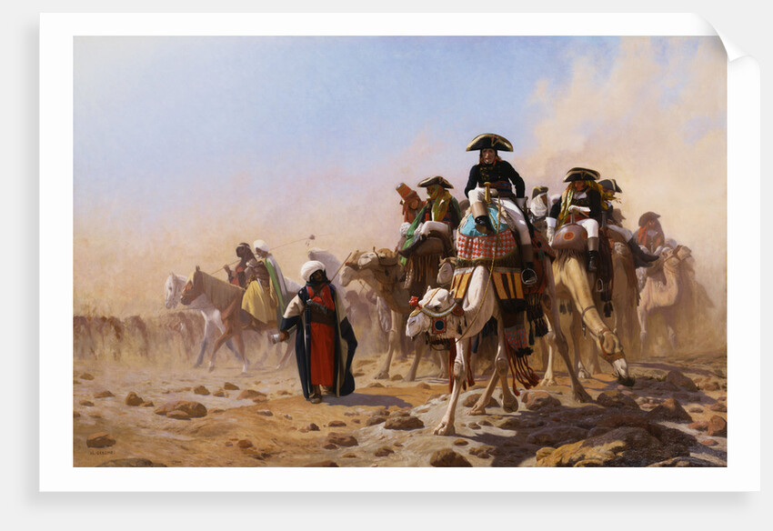 Napoleon and His General Staff in Egypt by Jean-Leon Gerome