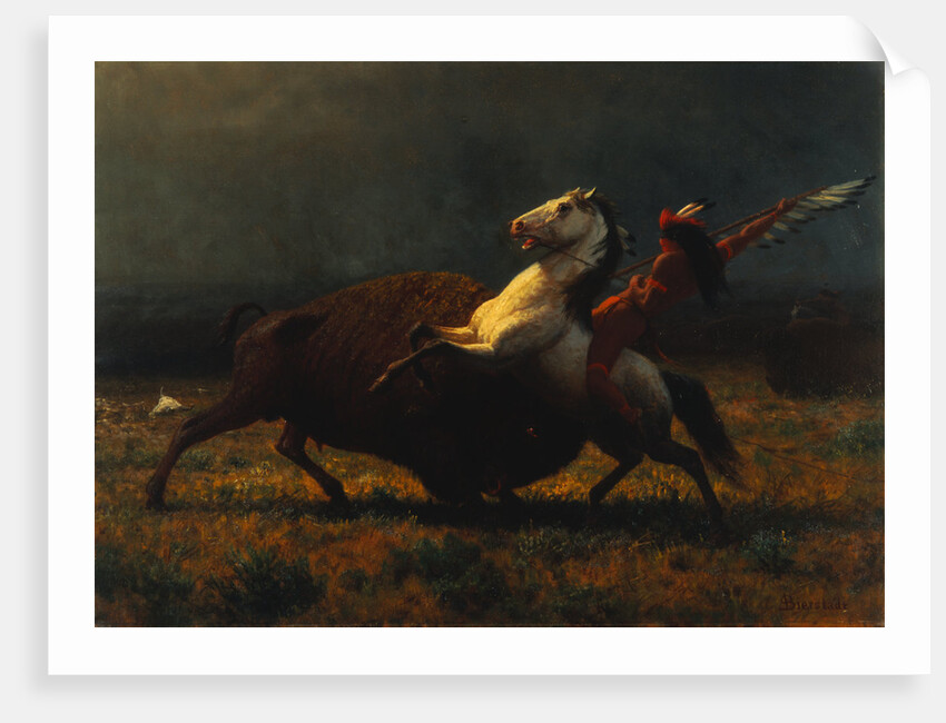 The Last of the Buffalo by Albert Bierstadt